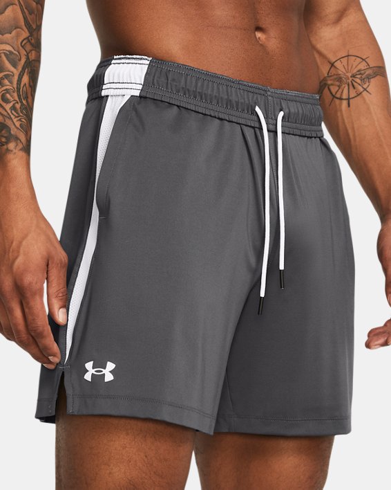 Men's UA Tech™ Vent 6" Shorts in Gray image number 3